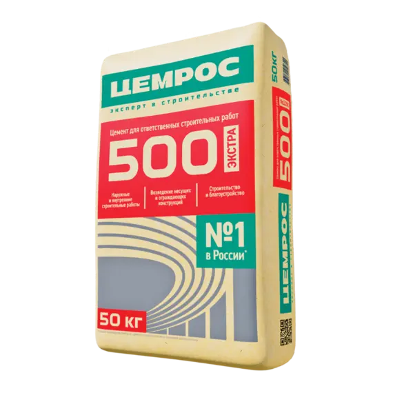 Цемент М-500 Д-0 (50 кг) г.Ст.Оскол